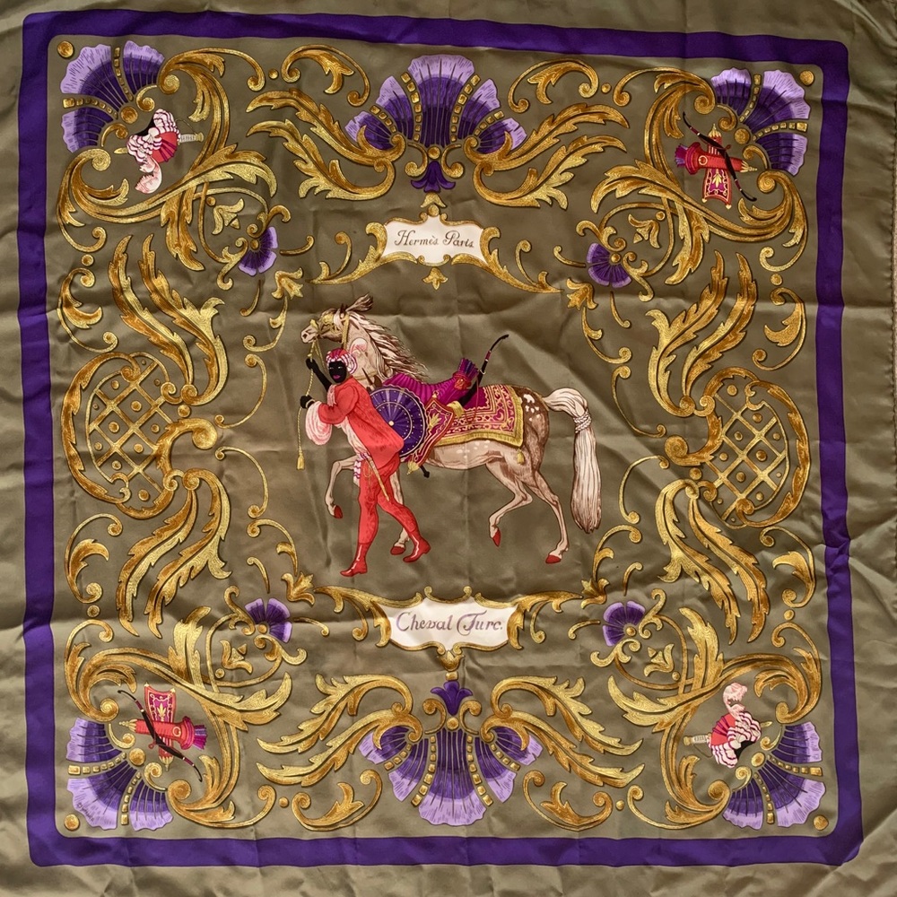 Hermès silk scarf